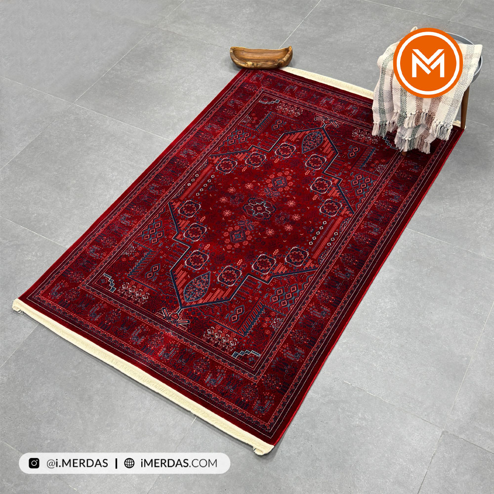 فرش گبه درختی LSK زمینه تمام رنگ